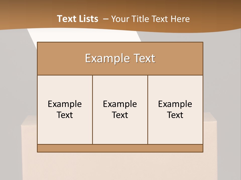 Referendum White Secrecy PowerPoint Template