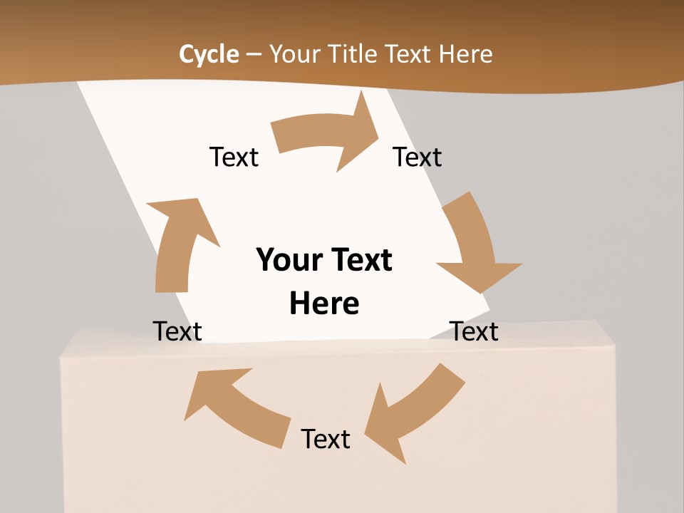 Referendum White Secrecy PowerPoint Template
