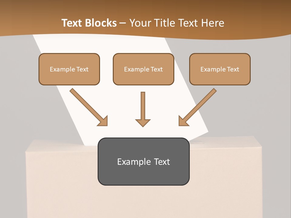 Referendum White Secrecy PowerPoint Template
