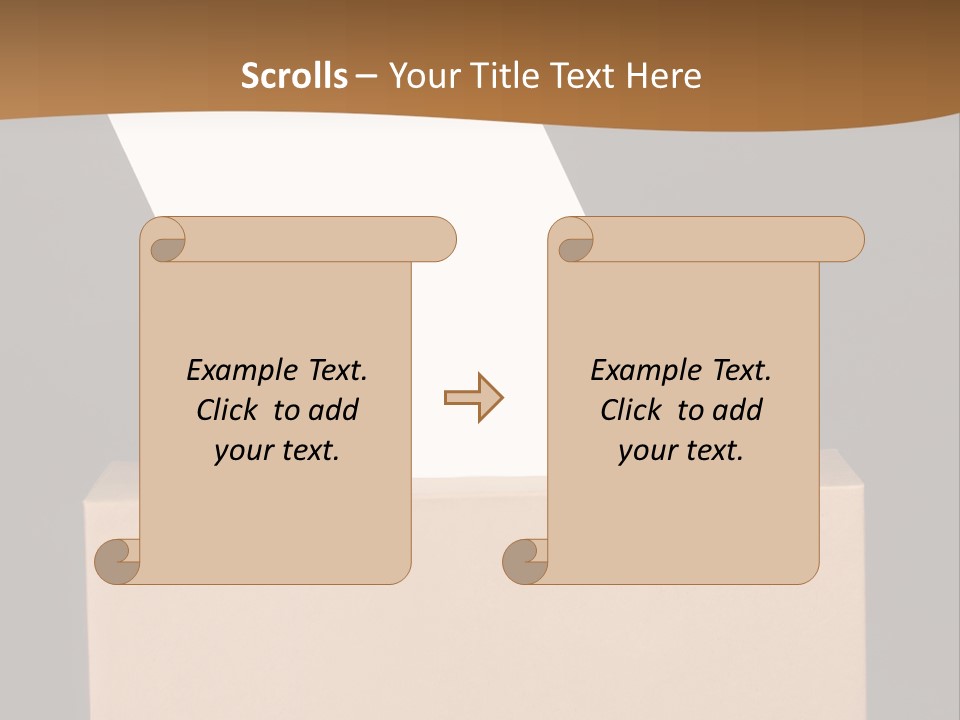Referendum White Secrecy PowerPoint Template