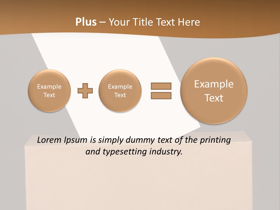 Referendum White Secrecy PowerPoint Template