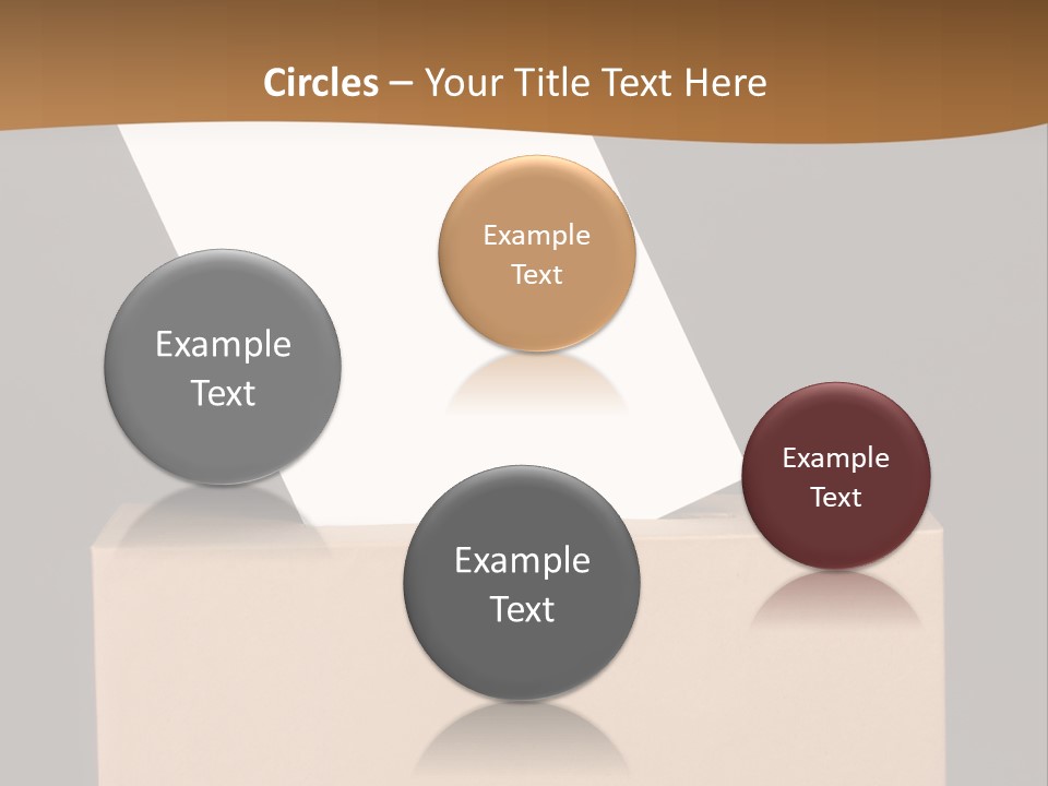 Referendum White Secrecy PowerPoint Template
