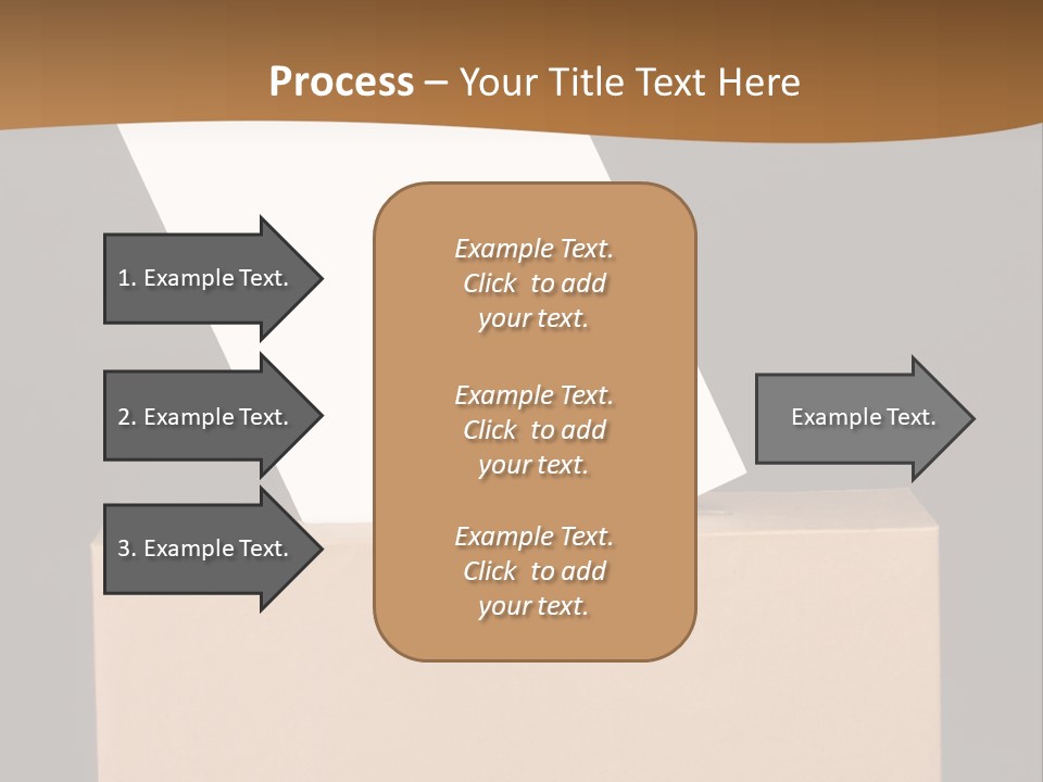 Referendum White Secrecy PowerPoint Template