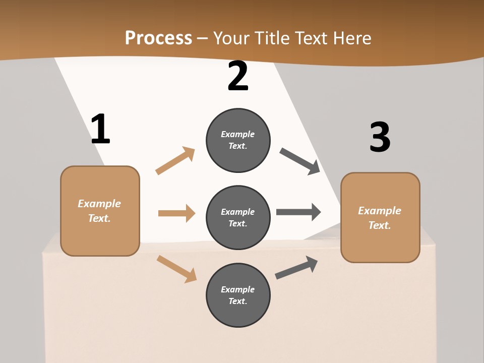 Referendum White Secrecy PowerPoint Template