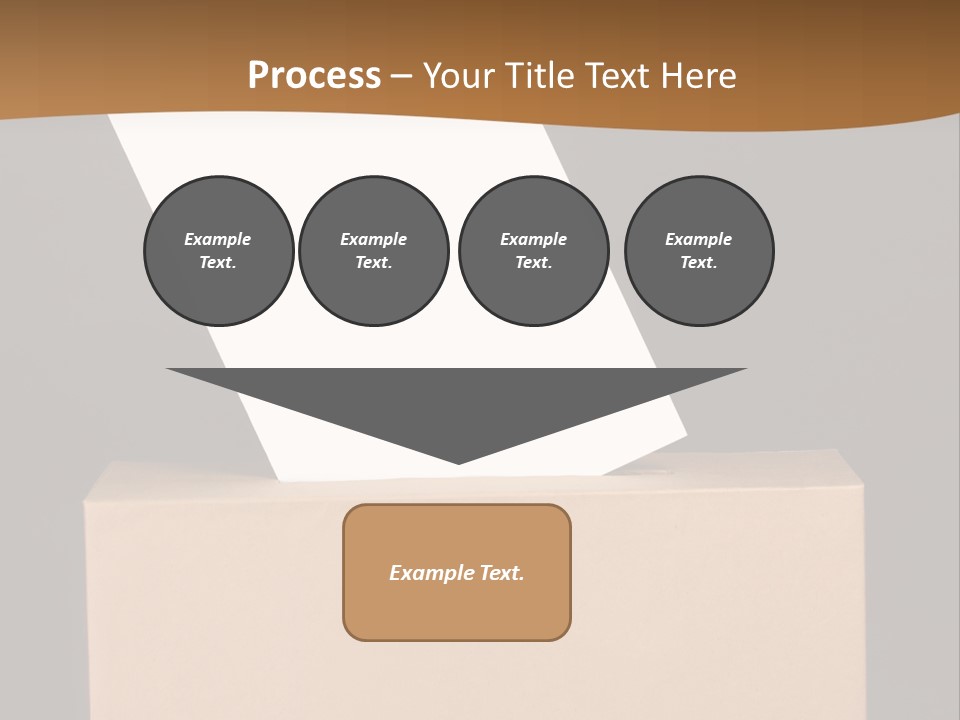 Referendum White Secrecy PowerPoint Template