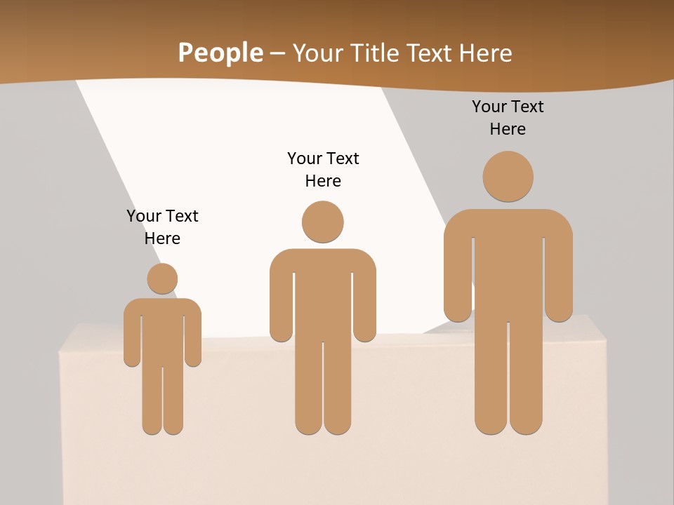 Referendum White Secrecy PowerPoint Template