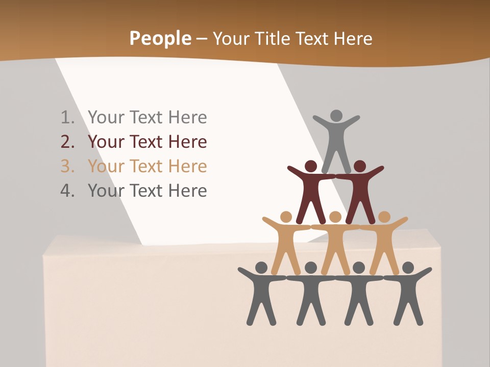 Referendum White Secrecy PowerPoint Template