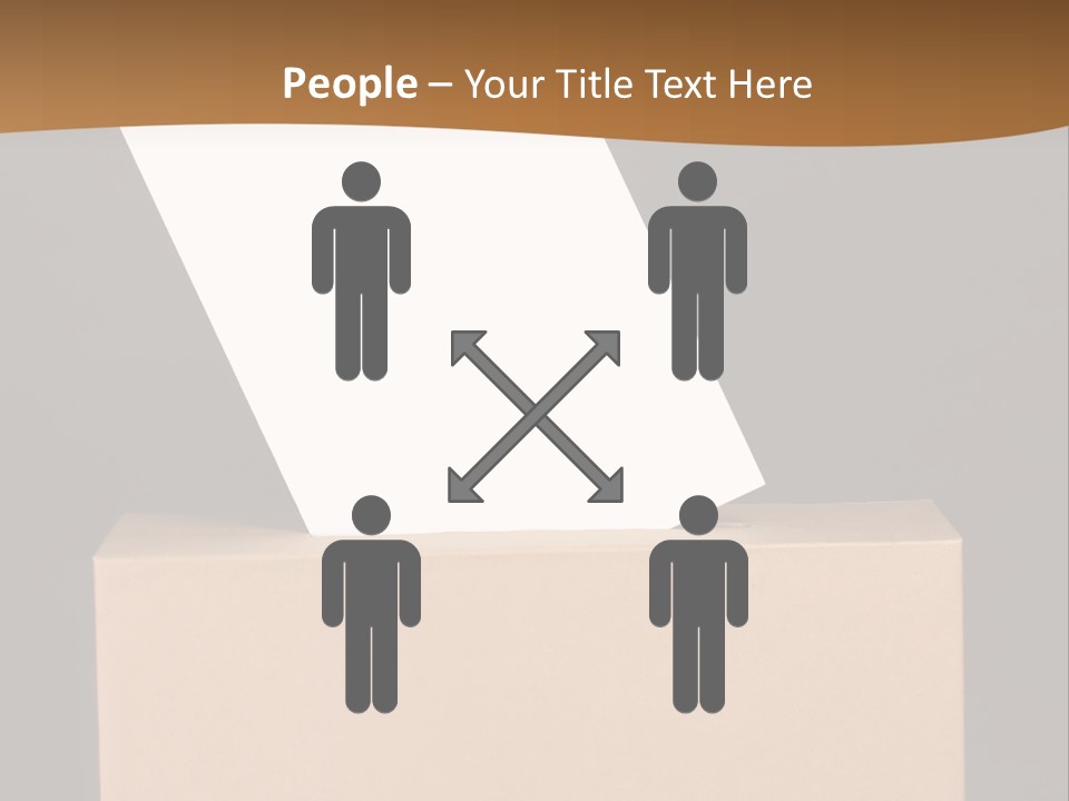 Referendum White Secrecy PowerPoint Template