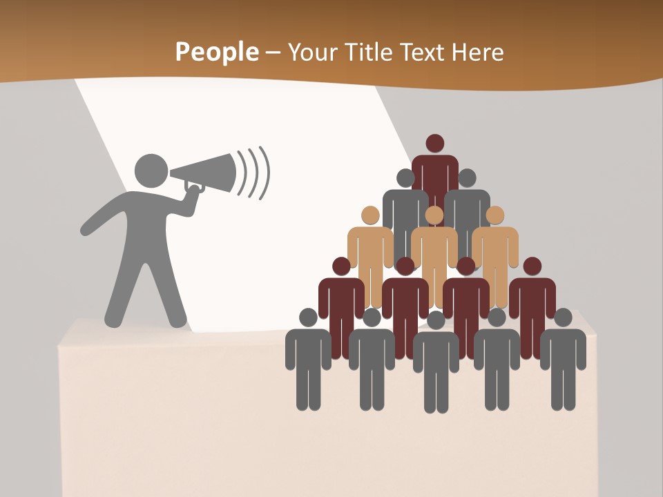 Referendum White Secrecy PowerPoint Template