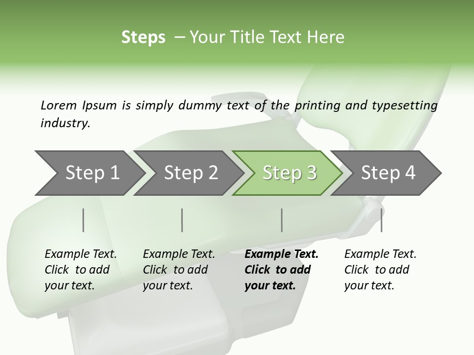 Dentistry Chair Clinic PowerPoint Template