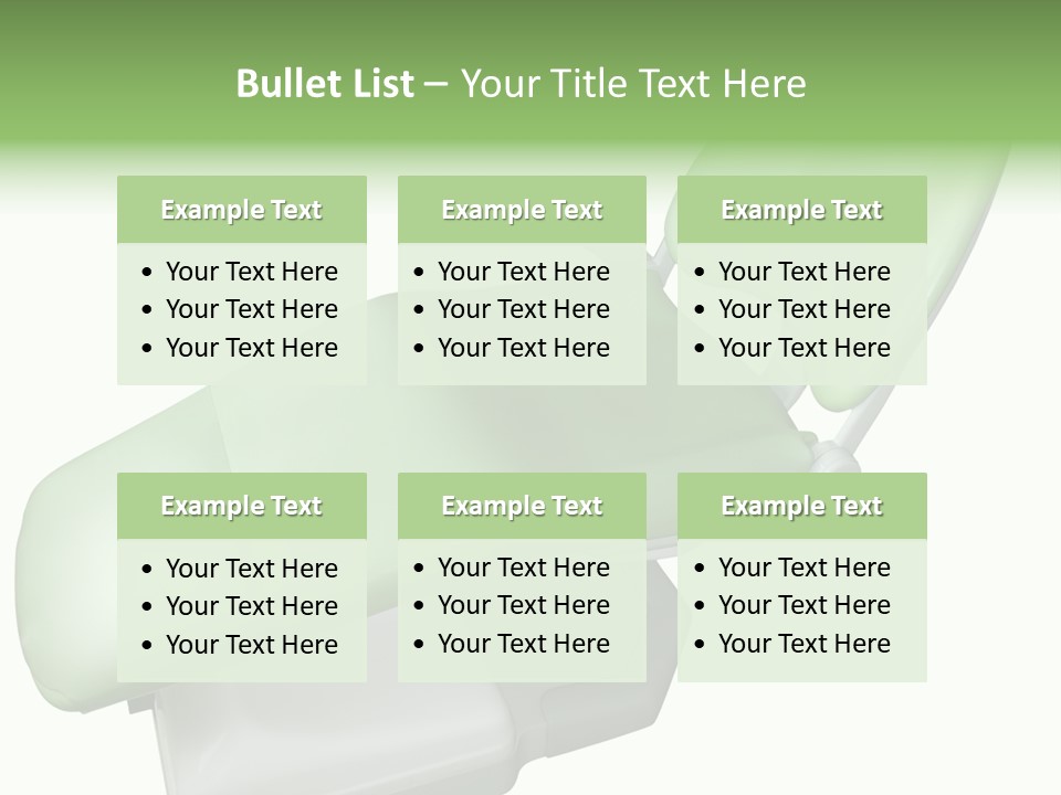 Dentistry Chair Clinic PowerPoint Template