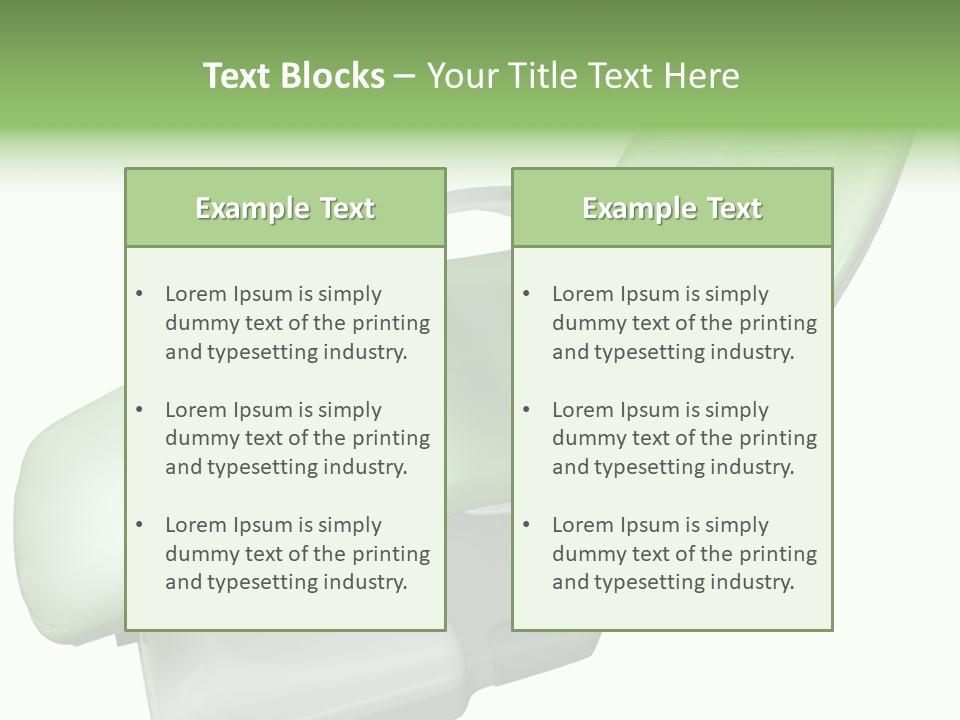 Dentistry Chair Clinic PowerPoint Template