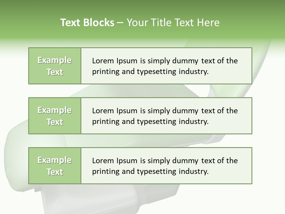 Dentistry Chair Clinic PowerPoint Template