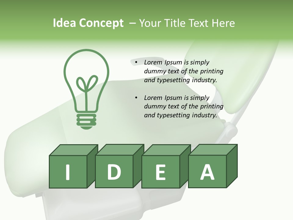 Dentistry Chair Clinic PowerPoint Template