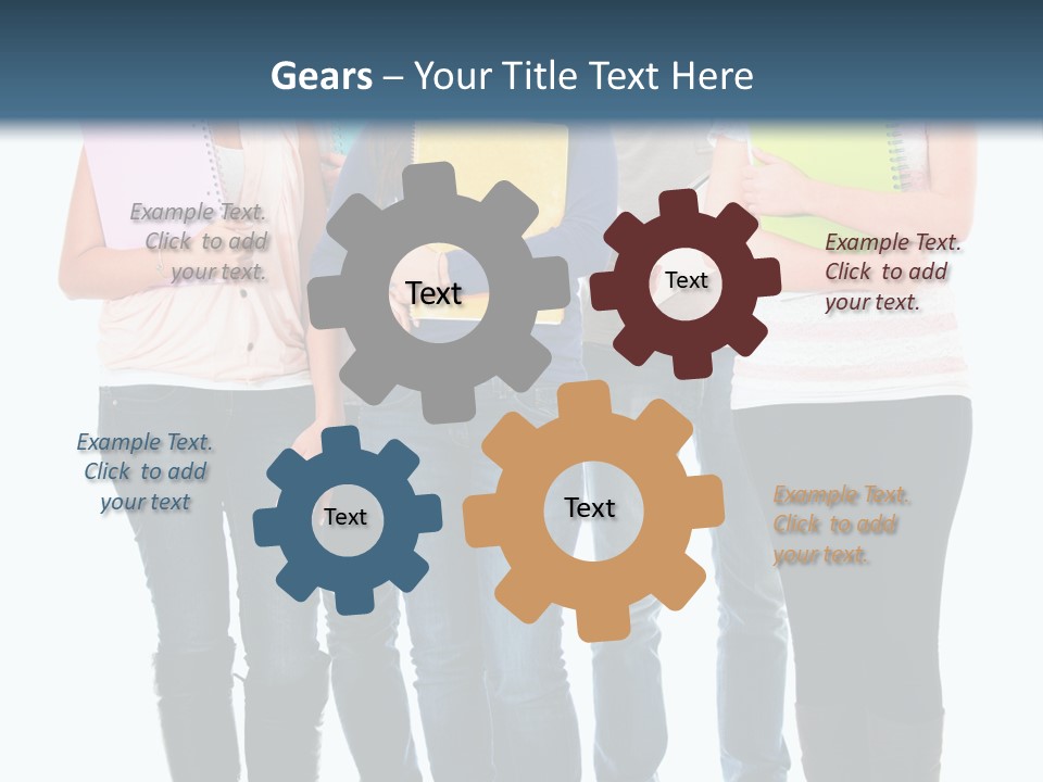 Content Education Students PowerPoint Template