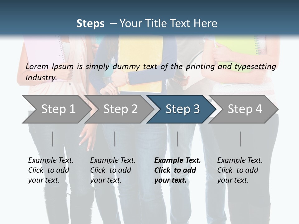 Content Education Students PowerPoint Template