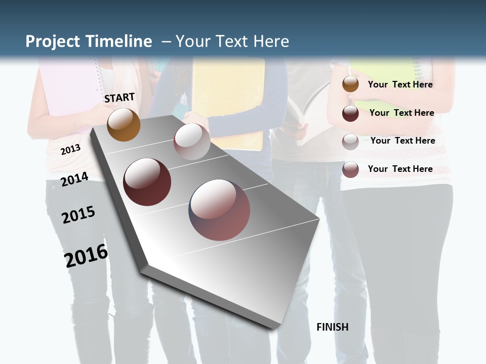 Content Education Students PowerPoint Template