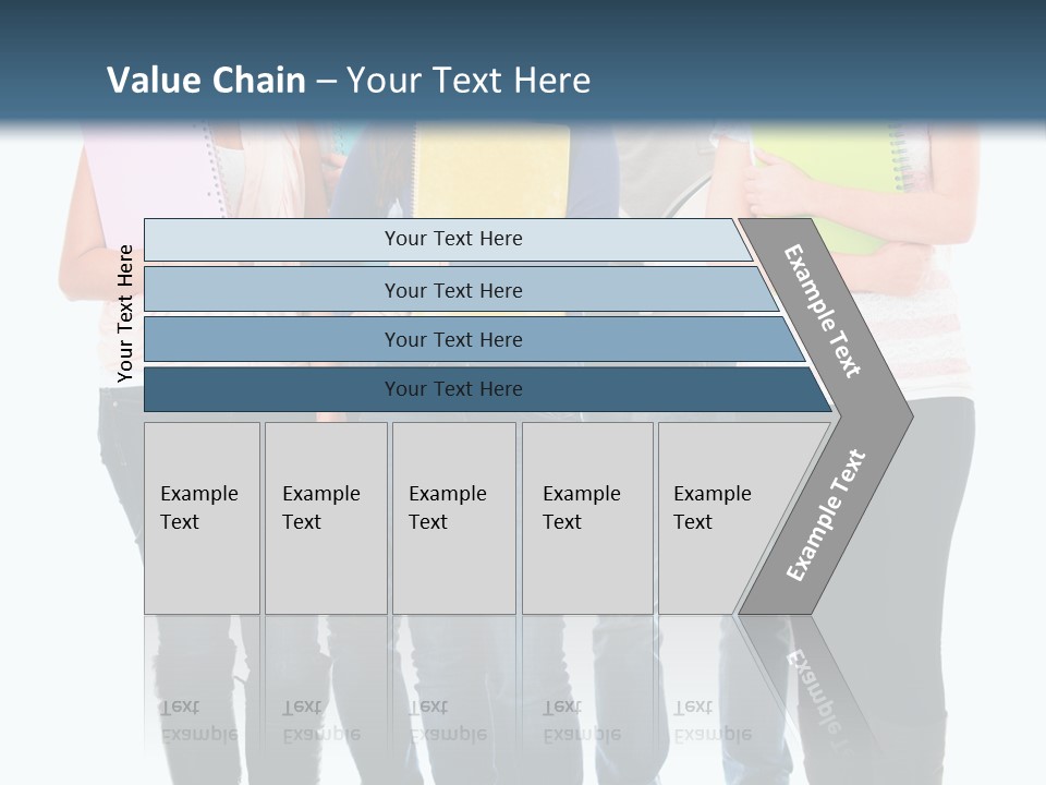 Content Education Students PowerPoint Template