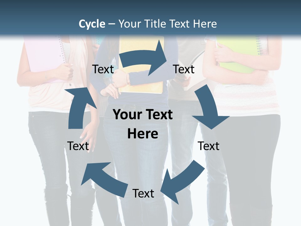 Content Education Students PowerPoint Template