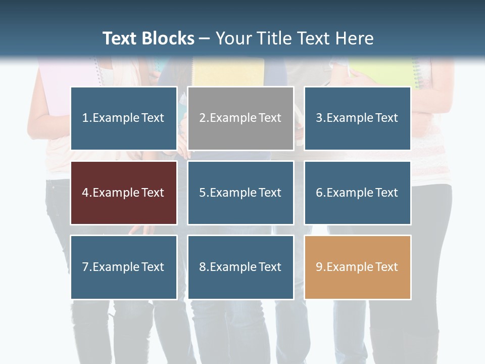 Content Education Students PowerPoint Template