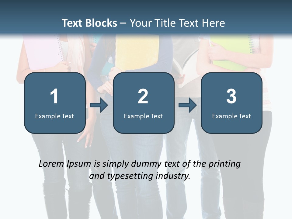 Content Education Students PowerPoint Template