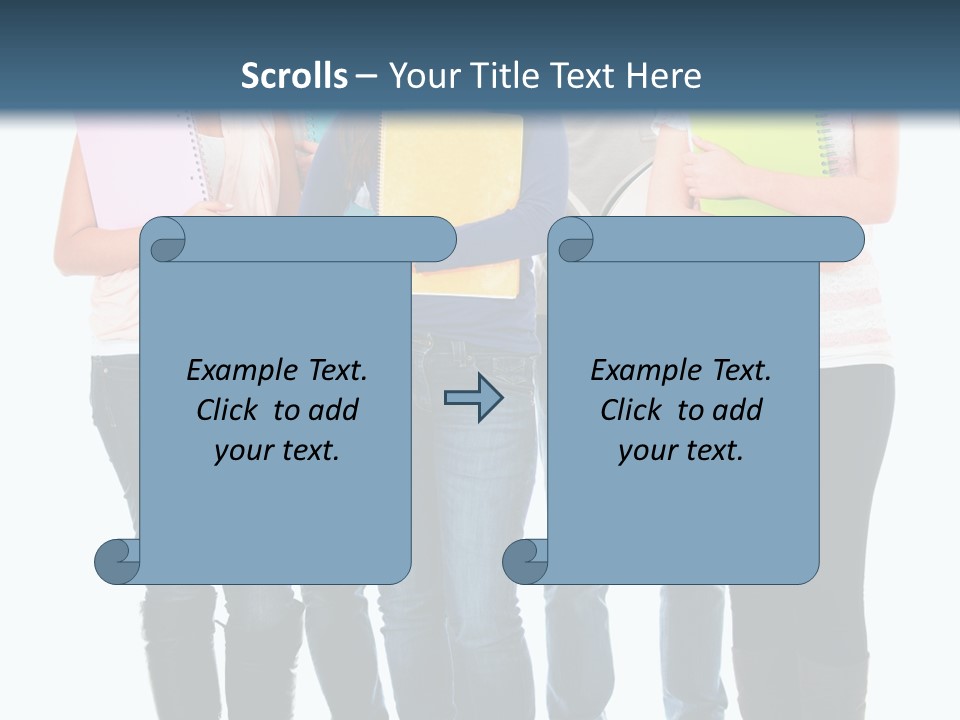 Content Education Students PowerPoint Template