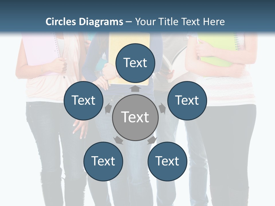 Content Education Students PowerPoint Template