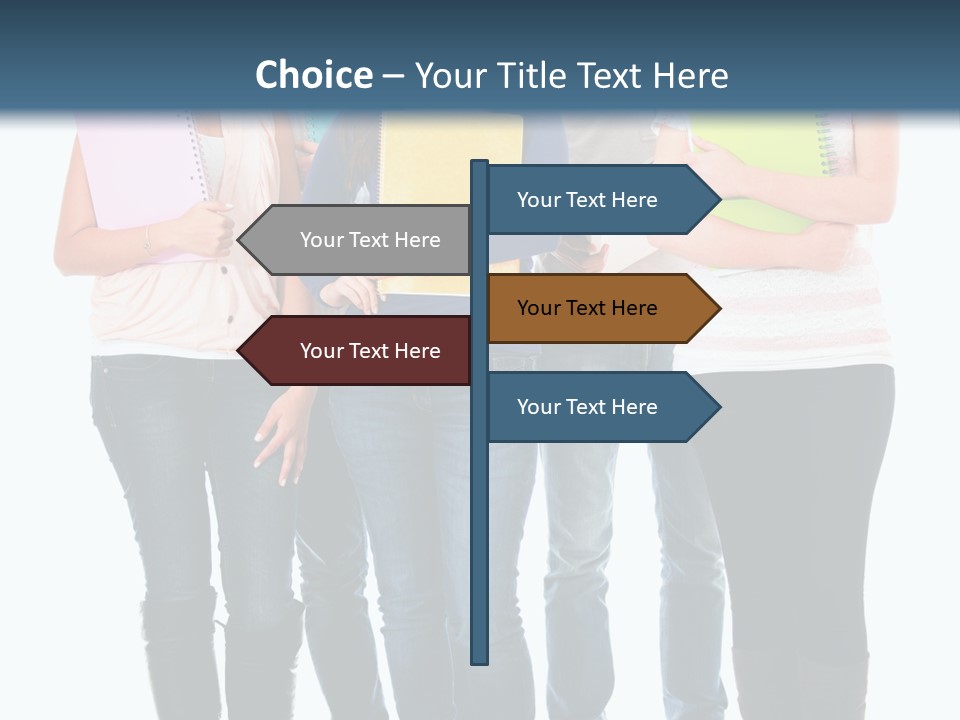 Content Education Students PowerPoint Template
