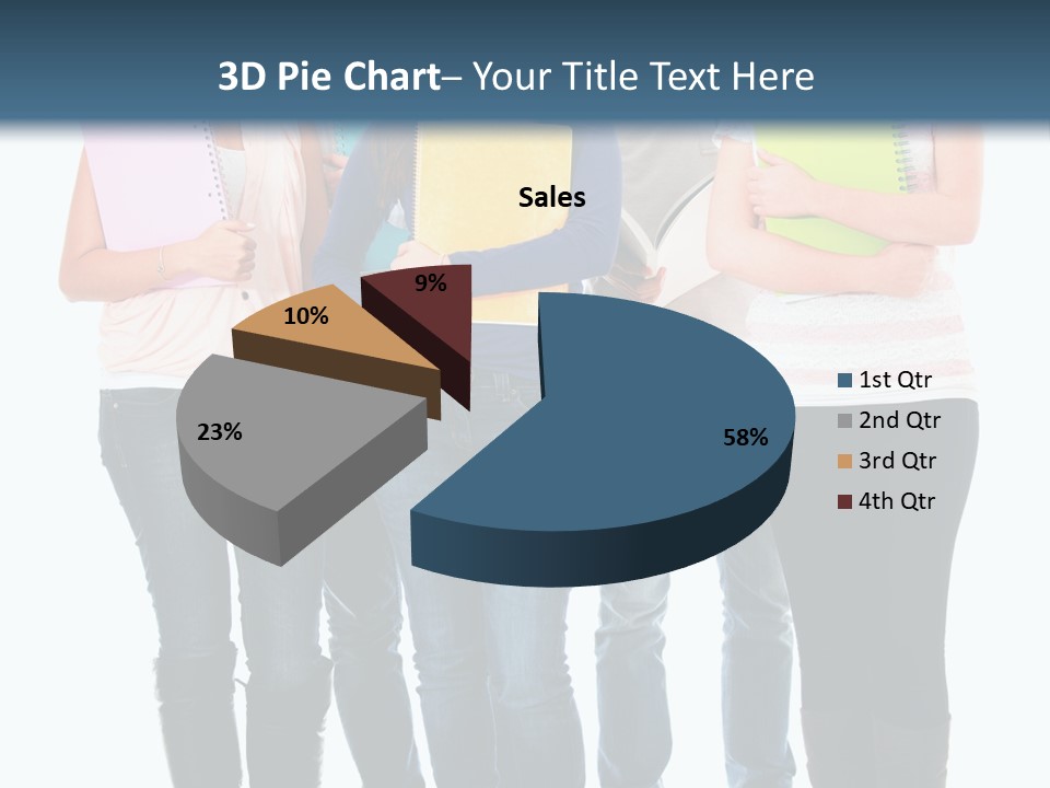 Content Education Students PowerPoint Template