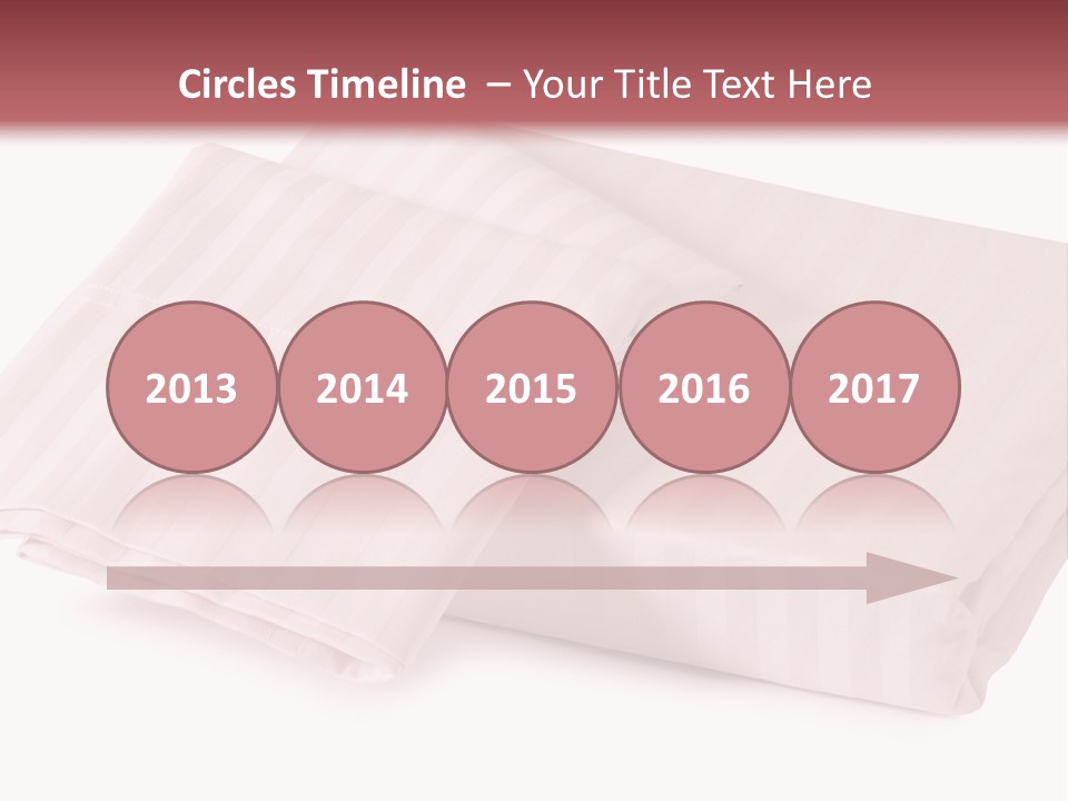 White Background Bedding Bed Sheet PowerPoint Template