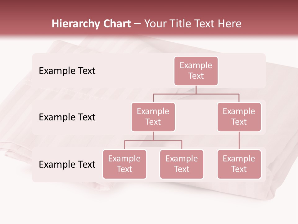 White Background Bedding Bed Sheet PowerPoint Template