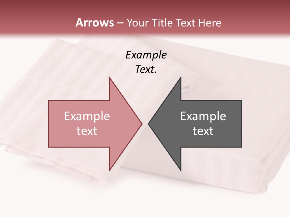 White Background Bedding Bed Sheet PowerPoint Template