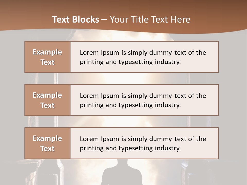 Man Asana Concentration PowerPoint Template