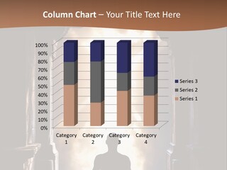 Man Asana Concentration PowerPoint Template