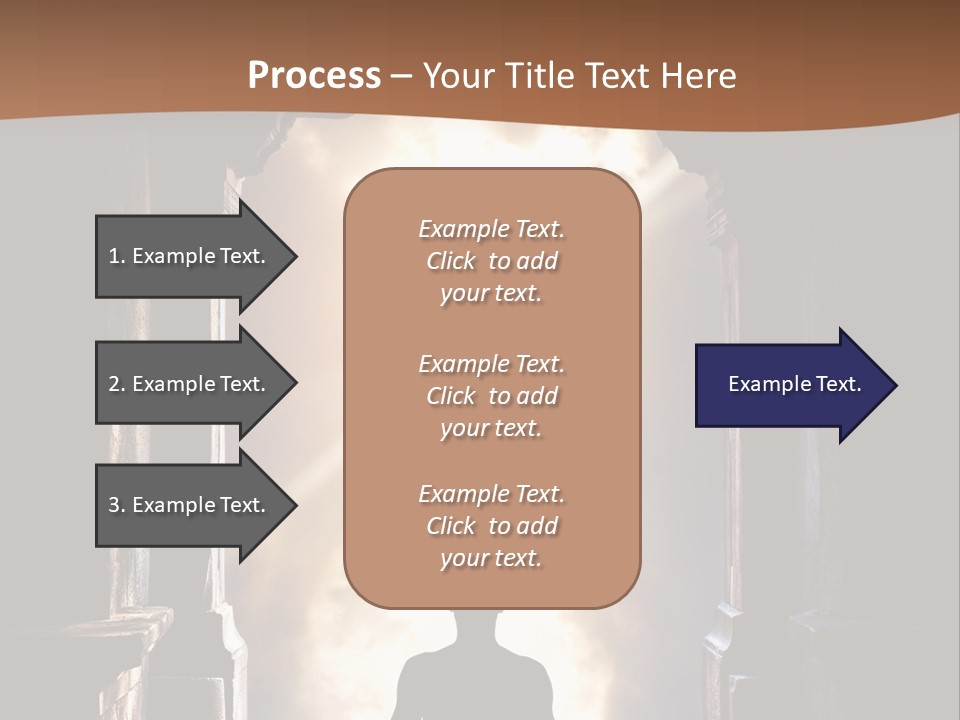 Man Asana Concentration PowerPoint Template