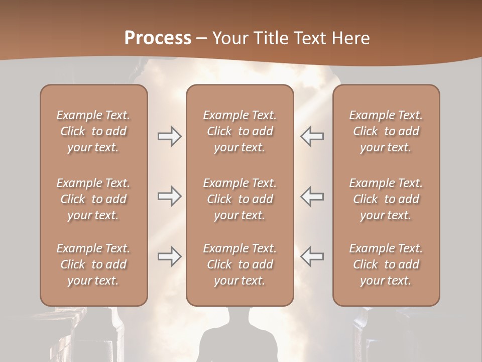 Man Asana Concentration PowerPoint Template