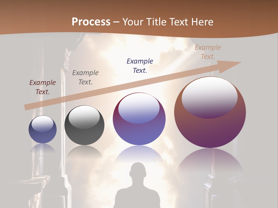 Man Asana Concentration PowerPoint Template
