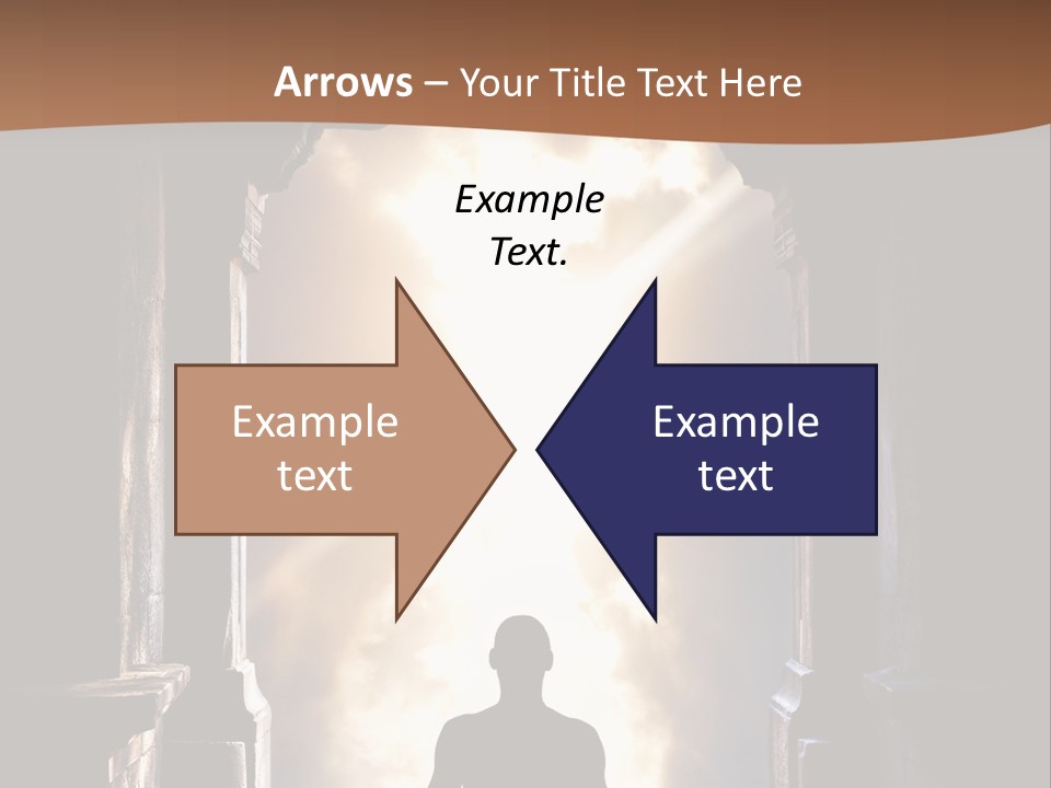 Man Asana Concentration PowerPoint Template