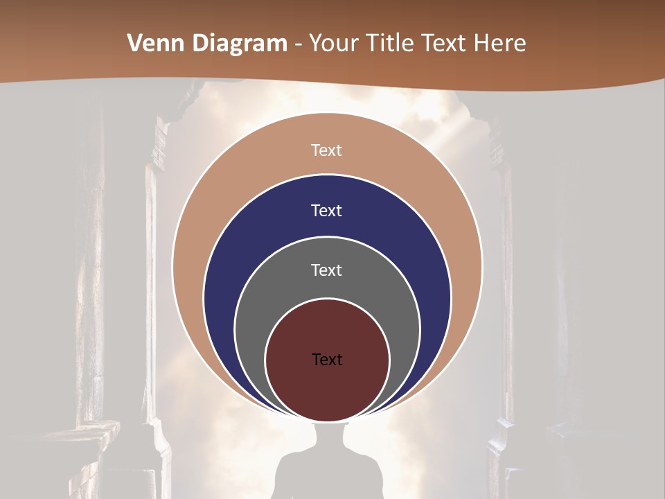 Man Asana Concentration PowerPoint Template