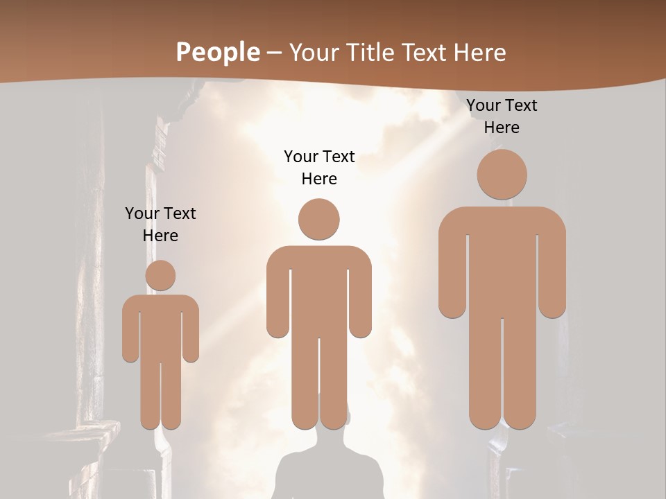 Man Asana Concentration PowerPoint Template