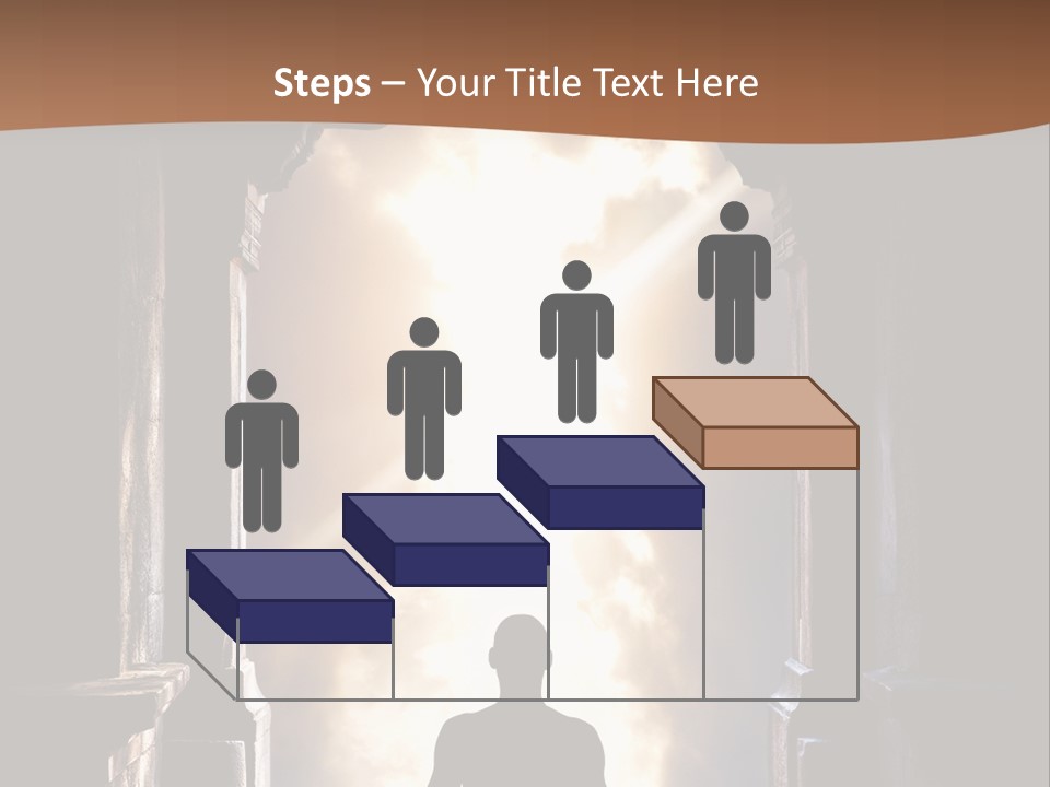 Man Asana Concentration PowerPoint Template
