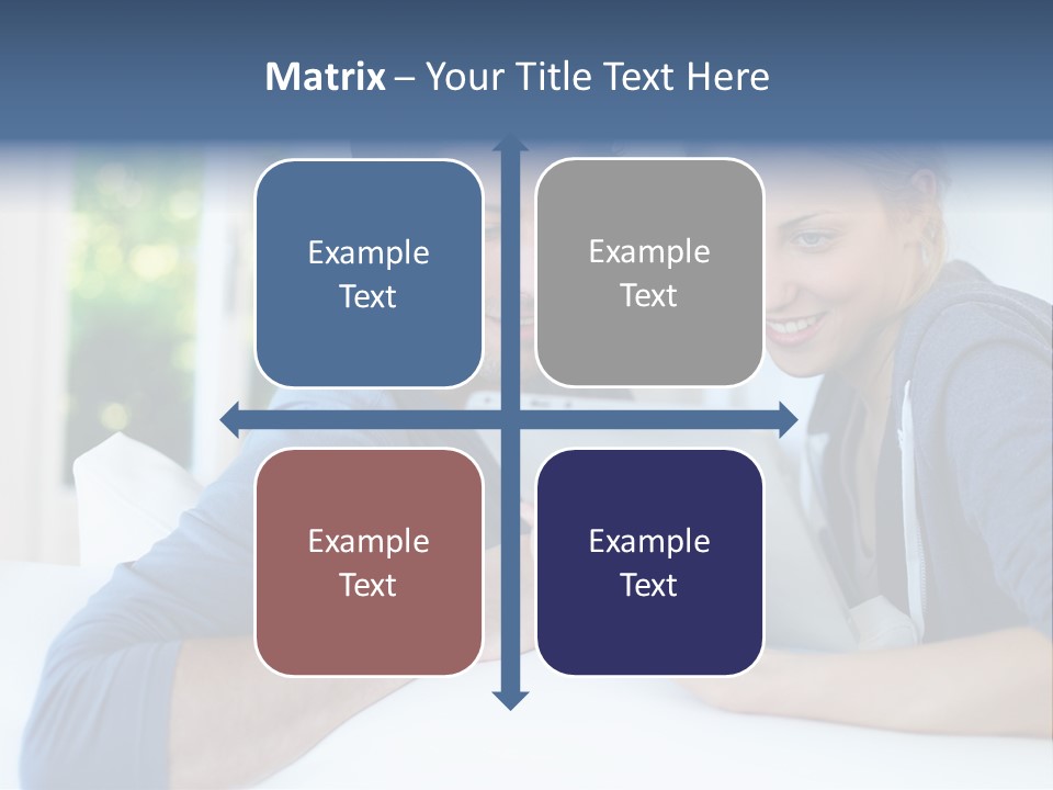 Man Websurfing Young PowerPoint Template