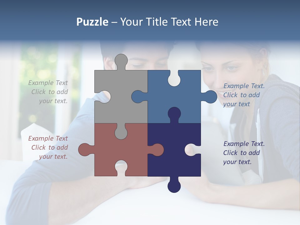 Man Websurfing Young PowerPoint Template