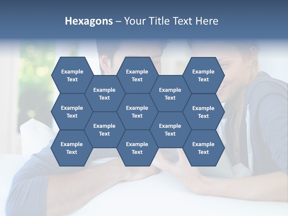 Man Websurfing Young PowerPoint Template