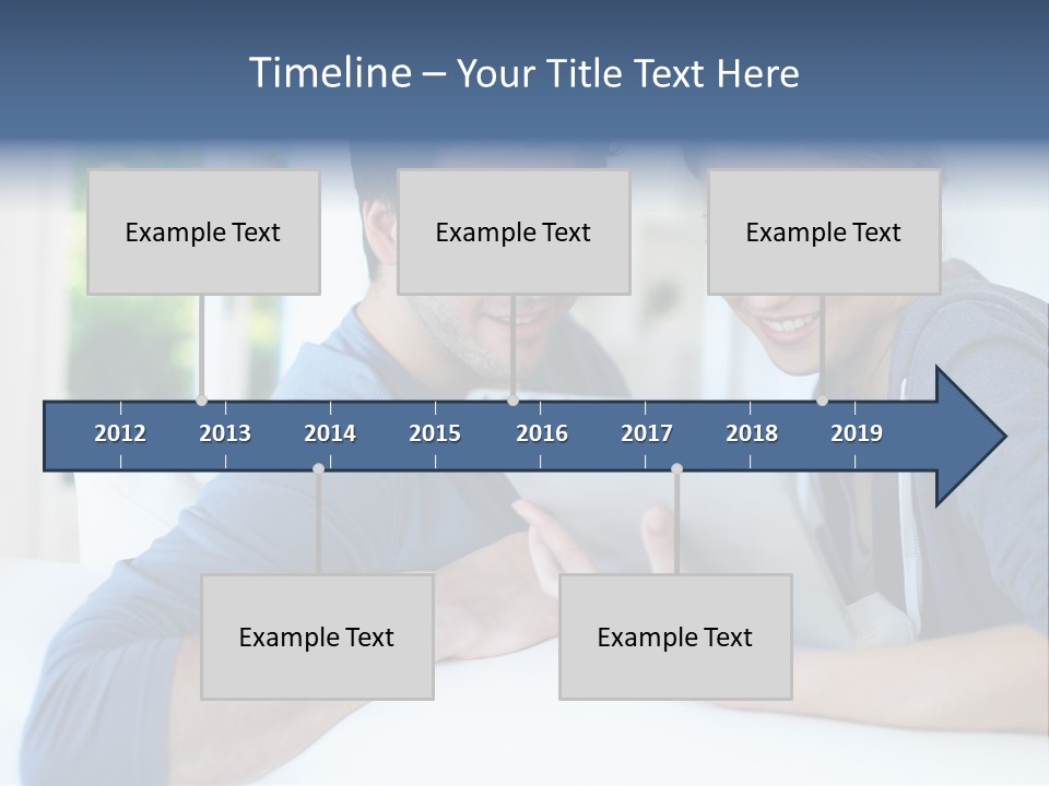 Man Websurfing Young PowerPoint Template