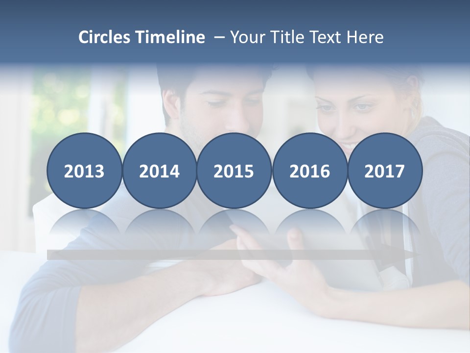 Man Websurfing Young PowerPoint Template