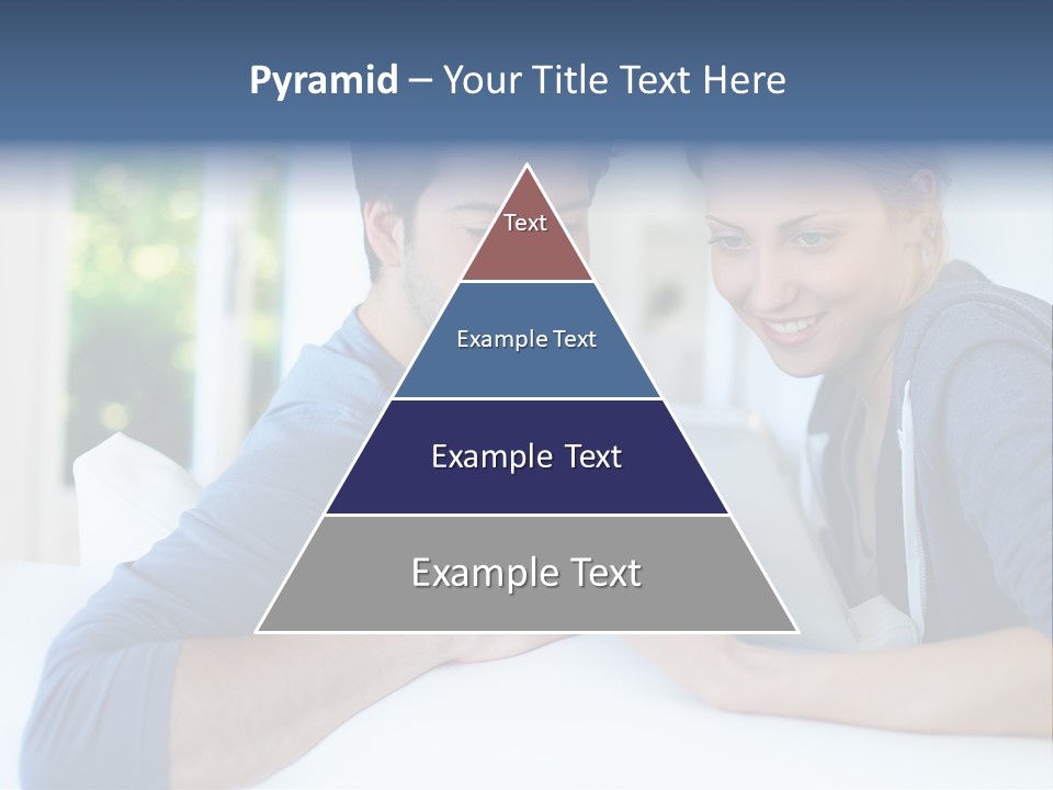 Man Websurfing Young PowerPoint Template