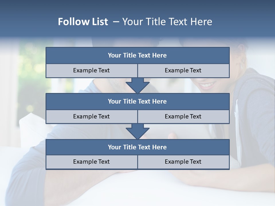 Man Websurfing Young PowerPoint Template