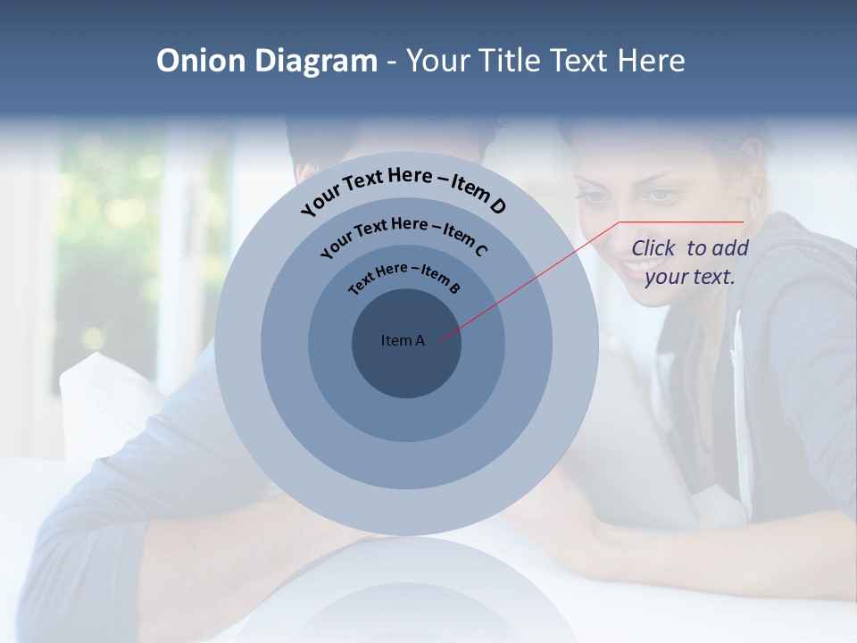 Man Websurfing Young PowerPoint Template