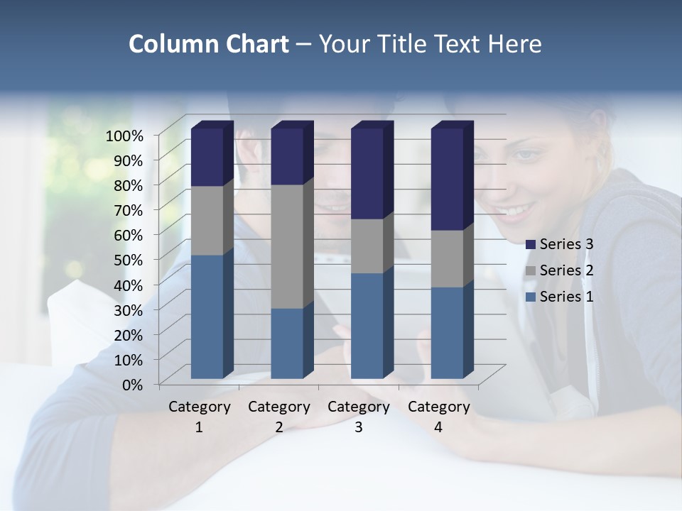 Man Websurfing Young PowerPoint Template